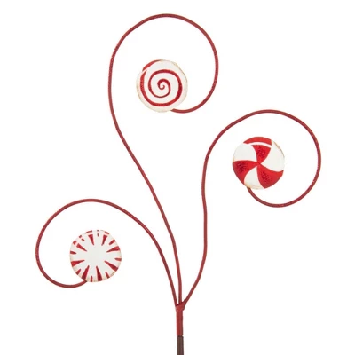 Round Top Collection Three Peppermint Stake - 1 Yard Stake 31.75 Inches - Candy Canes Yard Christmas - 21011 - Metal - Red 1 Round Top Collection Three Peppermint Stake - 1 Yard Stake 31.75 Inches - Candy Canes Yard Christmas - 21011 - Metal - Red
