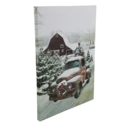 Northlight LED Lighted Fiber Optic Truck With Tree Christmas Canvas Wall Art 15.75" X 11.75" 8 Northlight LED Lighted Fiber Optic Truck With Tree Christmas Canvas Wall Art 15.75" X 11.75" -Christmas Decorations GUEST 02b2f206 e149 436f 81ef 798491ad4cbe