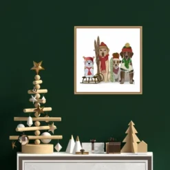 16" X 16" Christmas Dogs Winter Sports Fans By Fab Funky Framed Canvas Wall Art - Amanti Art 7 16" X 16" Christmas Dogs Winter Sports Fans By Fab Funky Framed Canvas Wall Art - Amanti Art -Christmas Decorations GUEST 05b2b5dc d0a1 474d 9177 12ac6689f0cb