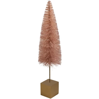 Northlight 14" Brown Sisal Christmas Tree Tabletop Decoration 2 Northlight 14" Brown Sisal Christmas Tree Tabletop Decoration - Image 2