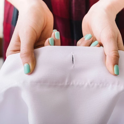 Orara Studio Modern Christmas Shower Curtain Blue/Brown - Deny Designs 2 Orara Studio Modern Christmas Shower Curtain Blue/Brown - Deny Designs - Image 2