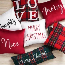 Christmas Plaid Throw Pillow - Evergrace 7 Christmas Plaid Throw Pillow - Evergrace -Christmas Decorations GUEST 07fe1410 7659 4671 8b02 da119460a644