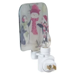 Northlight 4" Snowman And Penguins Glass Christmas Night Light 5 Northlight 4" Snowman And Penguins Glass Christmas Night Light -Christmas Decorations GUEST 080521c3 ebb1 44f2 96bf 18574e337758