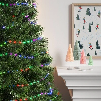 115ct LED High Density Dewdrop Christmas String Lights Color Changing With Silver Wire - Wondershop™ 1 115ct LED High Density Dewdrop Christmas String Lights Color Changing With Silver Wire - Wondershop™