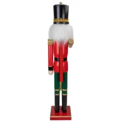 Northlight 36" Red And Green Christmas Nutcracker Soldier With Horn -Christmas Decorations GUEST 0a21d362 7b1a 4be5 a0b7 2d1b73399b95