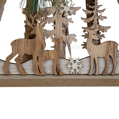 Northlight 11.75" LED Lighted Framed Woodland Deer With Winter Scene Christmas Decoration 2 Northlight 11.75" LED Lighted Framed Woodland Deer With Winter Scene Christmas Decoration - Image 2
