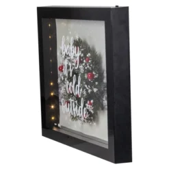 Northlight 14" Black Framed 3D "Baby It's Cold Outside" Christmas LED Decor Box 6 Northlight 14" Black Framed 3D "Baby It's Cold Outside" Christmas LED Decor Box -Christmas Decorations GUEST 14519964 2a52 4948 a64a 4ecf288a0e6e