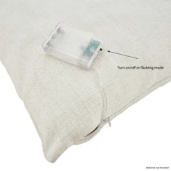 Saro Lifestyle Christmas Tree Throw Pillow With LED Lights -Christmas Decorations GUEST 17a5d4fa e906 4e86 8951 7e8995e2d4e1