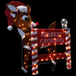 Northlight 36" LED Lighted Rudolph Reindeer Crossing Outdoor Christmas Sign Decoration 9 Northlight 36" LED Lighted Rudolph Reindeer Crossing Outdoor Christmas Sign Decoration -Christmas Decorations GUEST 18b81535 6f75 467d a4d7 e27755068ca8