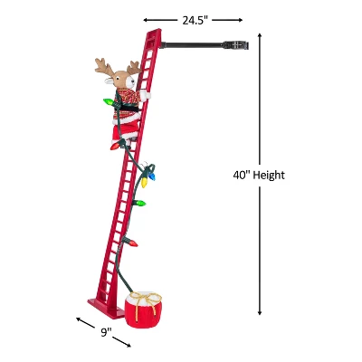 Mr. Christmas Animated Plush Super Climbing Musical Christmas Decoration 3 Mr. Christmas Animated Plush Super Climbing Musical Christmas Decoration - Image 3