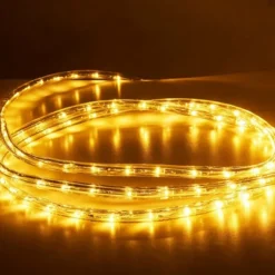 Costway 100' 2 Wire LED Rope Light Christmas Decorative Party In/Outdoor 110V Warm White -Christmas Decorations GUEST 1ca5f37d e4ce 499e b53e 0e5f127ad3c6