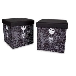 Ukonic Disney The Nightmare Before Christmas Jack Skellington Storage Bins | Set Of 2