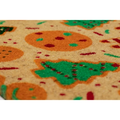 1'4" X 2'4" Christmas Cookie Swap Indoor/Outdoor Coir Doormat Red/Green/Brown - Entryways 1 1'4" X 2'4" Christmas Cookie Swap Indoor/Outdoor Coir Doormat Red/Green/Brown - Entryways