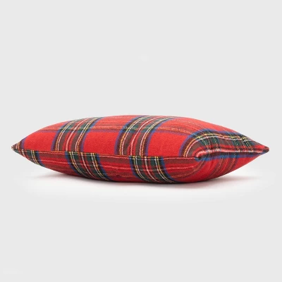 Christmas Plaid Throw Pillow - Evergrace 1 Christmas Plaid Throw Pillow - Evergrace