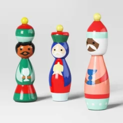 9pc Wood Christmas Nativity Scene Figurine Set - Wondershop™ -Christmas Decorations GUEST 285fc49c 800d 4226 9b17 78f7159e8b28