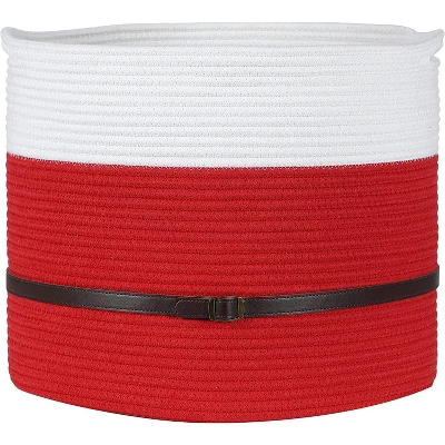 Midlee Christmas Santa Rope Basket 5 Midlee Christmas Santa Rope Basket - Image 5