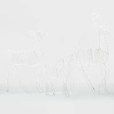 36in Deer Family Christmas LED Novelty Sculpture - Wondershop™ 1 36in Deer Family Christmas LED Novelty Sculpture - Wondershop™