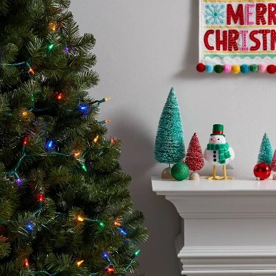 100ct LED Super Bright Mini Christmas String Lights Multicolor With Green Wire - Wondershop™ 1 100ct LED Super Bright Mini Christmas String Lights Multicolor With Green Wire - Wondershop™