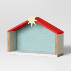 9pc Wood Christmas Nativity Scene Figurine Set - Wondershop™ -Christmas Decorations GUEST 324c5022 2059 4f6d 8388 703051105d04