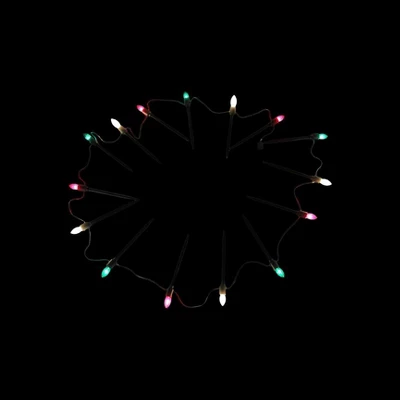 Northlight Set Of 15 Lighted Red, Clear And Green C9 Christmas Pathway Marker Decor 3 Northlight Set Of 15 Lighted Red, Clear And Green C9 Christmas Pathway Marker Decor - Image 3