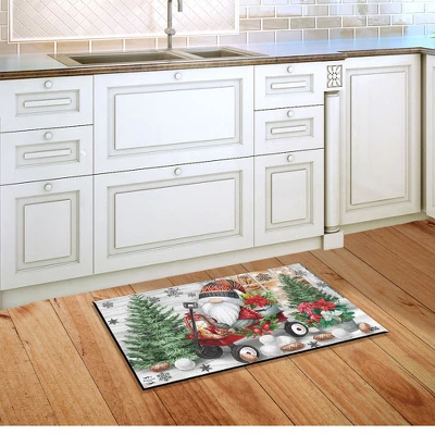 Wagon Gnome Winter Christmas Doormat 30" X 18" Indoor Outdoor Briarwood Lane 4 Wagon Gnome Winter Christmas Doormat 30" X 18" Indoor Outdoor Briarwood Lane - Image 4