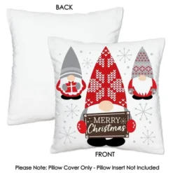 Big Dot Of Happiness Christmas Gnomes - Holiday Party Home Decorative Canvas Cushion Case - Throw Pillow Cover - 16 X 16 Inches 10 Big Dot Of Happiness Christmas Gnomes - Holiday Party Home Decorative Canvas Cushion Case - Throw Pillow Cover - 16 X 16 Inches -Christmas Decorations GUEST 3db6ebd9 04d8 4bc9 93d0 8b502a2d3652