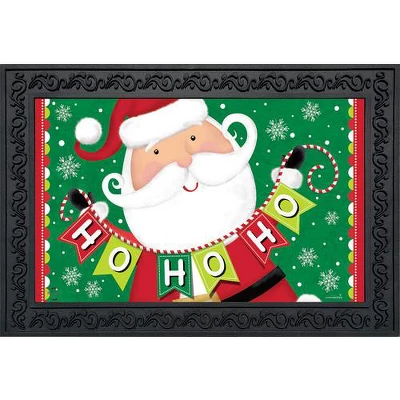 Santa Ho Ho Ho Christmas Doormat Holiday Indoor Outdoor 30" X 18" Briarwood Lane 1 Santa Ho Ho Ho Christmas Doormat Holiday Indoor Outdoor 30" X 18" Briarwood Lane