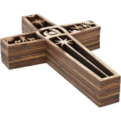 Bright Creations 6 Pack Nativity Scene Wood Cross For Wall Hanging Home Décor, Christmas Religious Gifts, 10.4x6.7x0.3 In 9 Bright Creations 6 Pack Nativity Scene Wood Cross For Wall Hanging Home Décor, Christmas Religious Gifts, 10.4x6.7x0.3 In -Christmas Decorations GUEST 413bbc0e b2dc 48d3 930b 8e3ef5c09f93