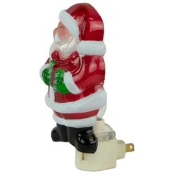 Northlight 6.75" Santa With Gift Frosted Christmas Night Light -Christmas Decorations GUEST 418a51d5 7235 44e5 a5c6 bee72d4a6beb