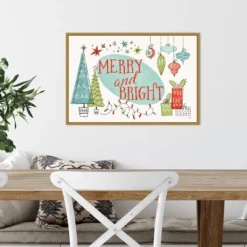 23" X 16" Merry And Bright Christmas Tree By Janelle Penner Framed Canvas Wall Art - Amanti Art 7 23" X 16" Merry And Bright Christmas Tree By Janelle Penner Framed Canvas Wall Art - Amanti Art -Christmas Decorations GUEST 422db06a 714c 46cf b85b 30e207c3378d