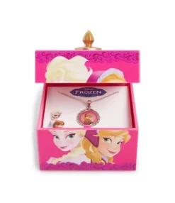 Mr. Christmas Mr. Christmas Disney Frozen Anna And Elsa Musical Keepsake Box With Pendant Necklace #11884