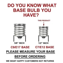 Novelty Lights Twinkle C7 Incandescent Traditional Vintage Christmas Replacement Bulbs 25 Pack 13 Novelty Lights Twinkle C7 Incandescent Traditional Vintage Christmas Replacement Bulbs 25 Pack -Christmas Decorations GUEST 453fc980 0c1b 449a 834c 005e0f331380 1