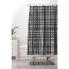 Lisa Argyropoulos Holiday Plaid Modern Coordinate Christmas Memory Foam Bath Mat Black/White - Deny Designs