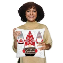 Big Dot Of Happiness Christmas Gnomes - Holiday Party Home Decorative Canvas Cushion Case - Throw Pillow Cover - 16 X 16 Inches 11 Big Dot Of Happiness Christmas Gnomes - Holiday Party Home Decorative Canvas Cushion Case - Throw Pillow Cover - 16 X 16 Inches -Christmas Decorations GUEST 483cd501 c367 4707 9534 d5807c965dec