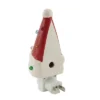 Transpac Christmas Gnome Night Light - 1 Night Light 7.25 Inches - Lights Up Gnomes - Y9214 Red - Dolomite - Multicolored