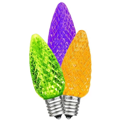 Novelty Lights C9 LED Faceted Christmas Replacement Bulbs Dimmable 25 Pack 18 Novelty Lights C9 LED Faceted Christmas Replacement Bulbs Dimmable 25 Pack - Image 18