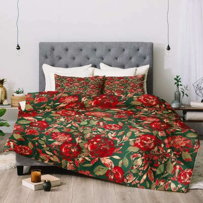 Jacqueline Maldonado Farmhouse Floral Christmas Comforter Set 1 Jacqueline Maldonado Farmhouse Floral Christmas Comforter Set