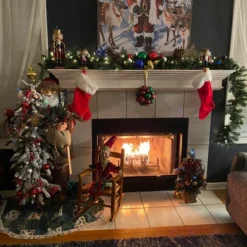 Northlight 48" Santa Claus With Artificial Flocked Alpine Tree Christmas Figure 12 Northlight 48" Santa Claus With Artificial Flocked Alpine Tree Christmas Figure -Christmas Decorations GUEST 549159f5 f5db 4352 a424 50e7221f81b8