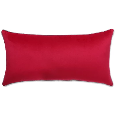 13.5"x25" Oversized Merry Christmas Lumbar Throw Pillow Cover Red - Pillow Perfect 1 13.5"x25" Oversized Merry Christmas Lumbar Throw Pillow Cover Red - Pillow Perfect