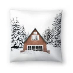 Snowy Cabin At Christmas By Tanya Shumkina Throw Pillow - Americanflat 10 Snowy Cabin At Christmas By Tanya Shumkina Throw Pillow - Americanflat -Christmas Decorations GUEST 5b102f08 7d8d 4dfb bbc0 26b91840eabd