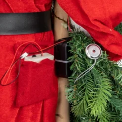 Northlight 48" Santa Claus With Artificial Flocked Alpine Tree Christmas Figure 11 Northlight 48" Santa Claus With Artificial Flocked Alpine Tree Christmas Figure -Christmas Decorations GUEST 5b9a755a 75a2 49d9 a393 dac59b5a6c88