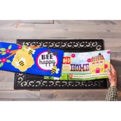 Evergreen Indoor Outdoor Doormat Bundle Set Of 5 - Frame And 4 Welcome Seasonal Inserts Halloween Christmas Thanksgiving Bless This Home 11 Evergreen Indoor Outdoor Doormat Bundle Set Of 5 - Frame And 4 Welcome Seasonal Inserts Halloween Christmas Thanksgiving Bless This Home -Christmas Decorations GUEST 5c47f46b af86 4168 9eda 699f12b6671f