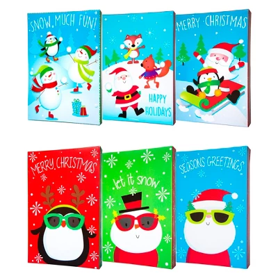 Lindy Bowman Pack Of 6 Assorted Medium Christmas Holiday Gift Boxes 1 Lindy Bowman Pack Of 6 Assorted Medium Christmas Holiday Gift Boxes
