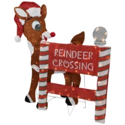 Northlight 36" LED Lighted Rudolph Reindeer Crossing Outdoor Christmas Sign Decoration 7 Northlight 36" LED Lighted Rudolph Reindeer Crossing Outdoor Christmas Sign Decoration -Christmas Decorations GUEST 600f3200 61d4 4185 8891 4ea5483c2a0a