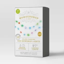 115ct LED High Density Dewdrop Christmas String Lights Color Changing With Silver Wire - Wondershop™ 5 115ct LED High Density Dewdrop Christmas String Lights Color Changing With Silver Wire - Wondershop™ -Christmas Decorations GUEST 621cd732 e7bb 4076 be87 f7f555776857