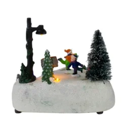 Northlight 5.5" LED Lighted Animated And Musical Christmas Skating Village Display Piece -Christmas Decorations GUEST 65b92986 28b4 47f8 aa9a cc429b6838d5