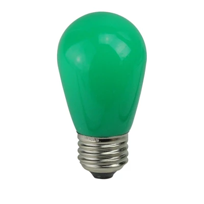 Northlight Pack Of 25 Opaque LED S14 Green Christmas Replacement Bulbs 1 Northlight Pack Of 25 Opaque LED S14 Green Christmas Replacement Bulbs