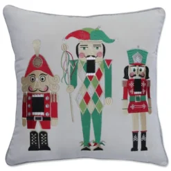 16.5"x16.5" Indoor Christmas 'Velvet Nutcrackers' Multi Square Throw Pillow - Pillow Perfect 9 16.5"x16.5" Indoor Christmas 'Velvet Nutcrackers' Multi Square Throw Pillow - Pillow Perfect -Christmas Decorations GUEST 6c607095 5554 49f9 ae2d 509a99429975