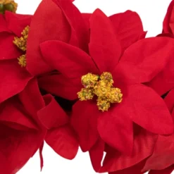 Northlight 6' X 3" Red Artificial Poinsettia Floral Christmas Garland - Unlit 7 Northlight 6' X 3" Red Artificial Poinsettia Floral Christmas Garland - Unlit -Christmas Decorations GUEST 6ea3413b 4f3e 4e6e a5ef 92418c006df5