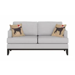 18"x18" Front Porch Christmas Dog Indoor/Outdoor Square Throw Pillow Neutral - Liora Manne 6 18"x18" Front Porch Christmas Dog Indoor/Outdoor Square Throw Pillow Neutral - Liora Manne -Christmas Decorations GUEST 7030f6b7 10f9 42e4 a4bb a8e73cc2aa62